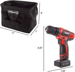 Stalwart portable power tool with screwdriver bits and pouch3